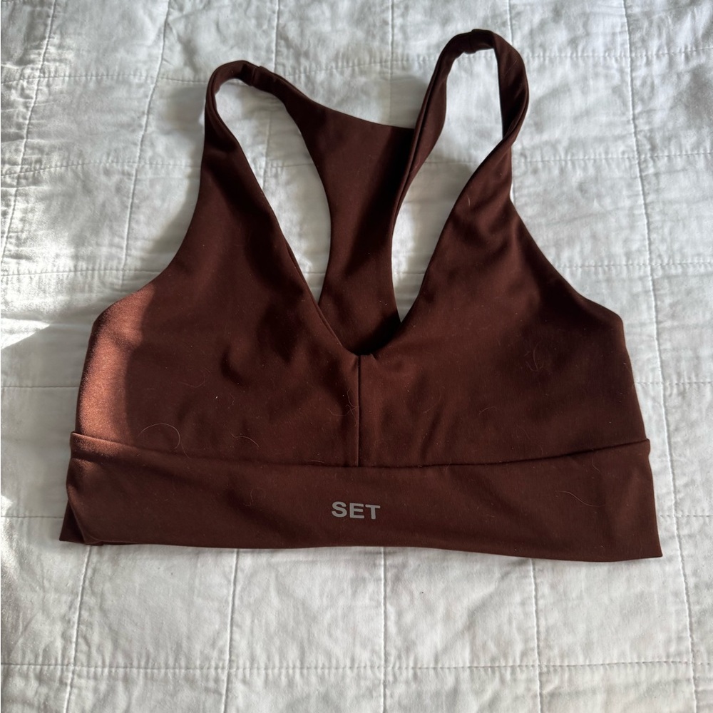 SET Active Brown Sports Bra